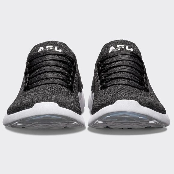 NEW APL Women's TechLoom Breeze Metallic Black / White - Picture 2 of 4
